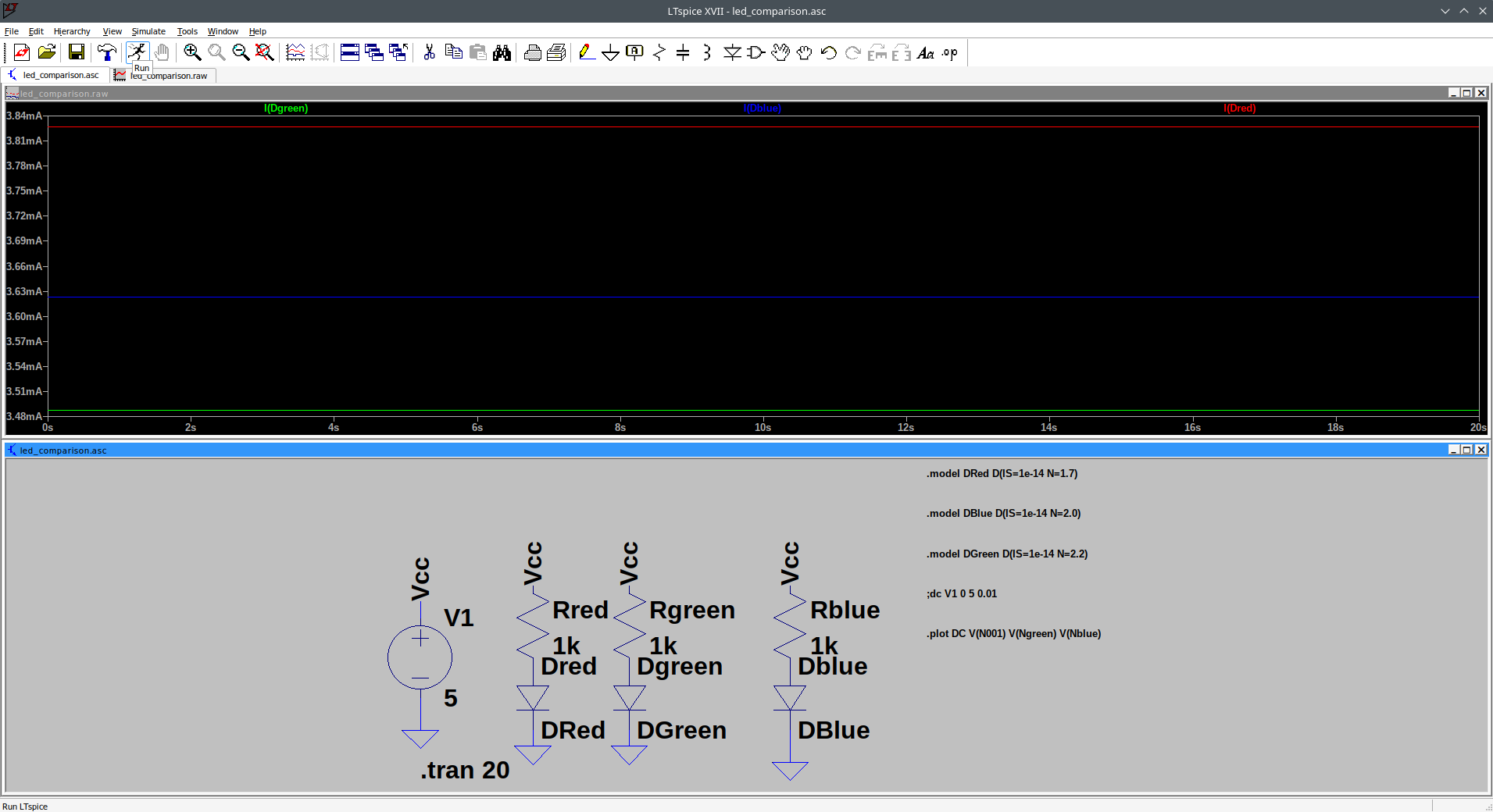 Dioden als LED-Schaltung