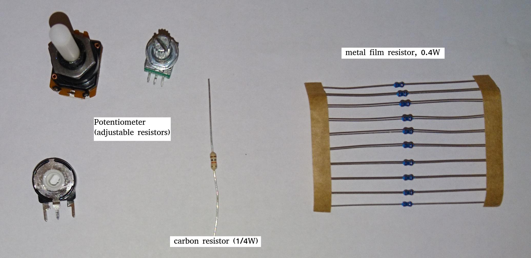 discrete resistors edit