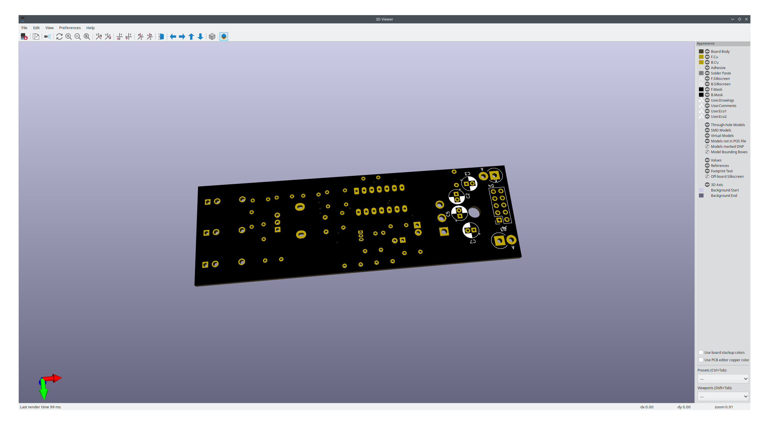 PCB back