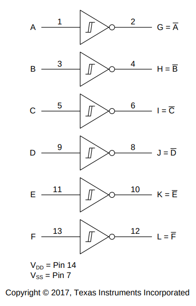 cd40106 Schematic